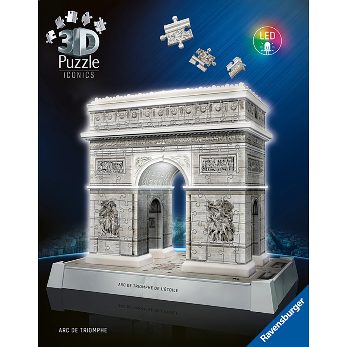 Puzzle 3D Arc de Triomphe lumineux 216 pièces