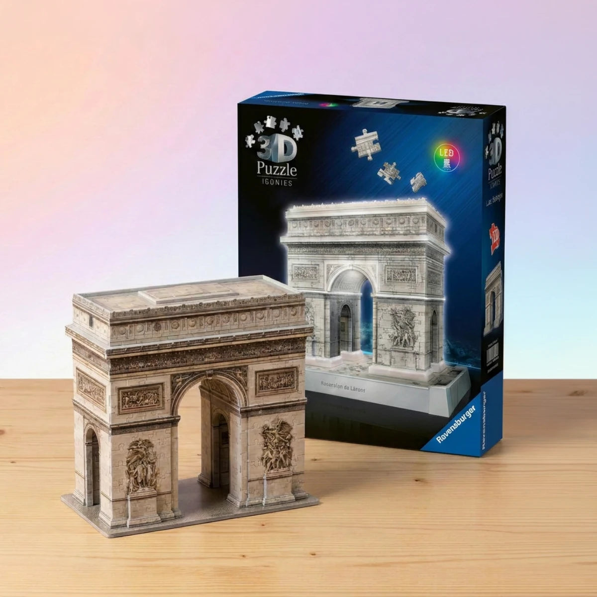 Puzzle 3D Arc de Triomphe lumineux 216 pièces