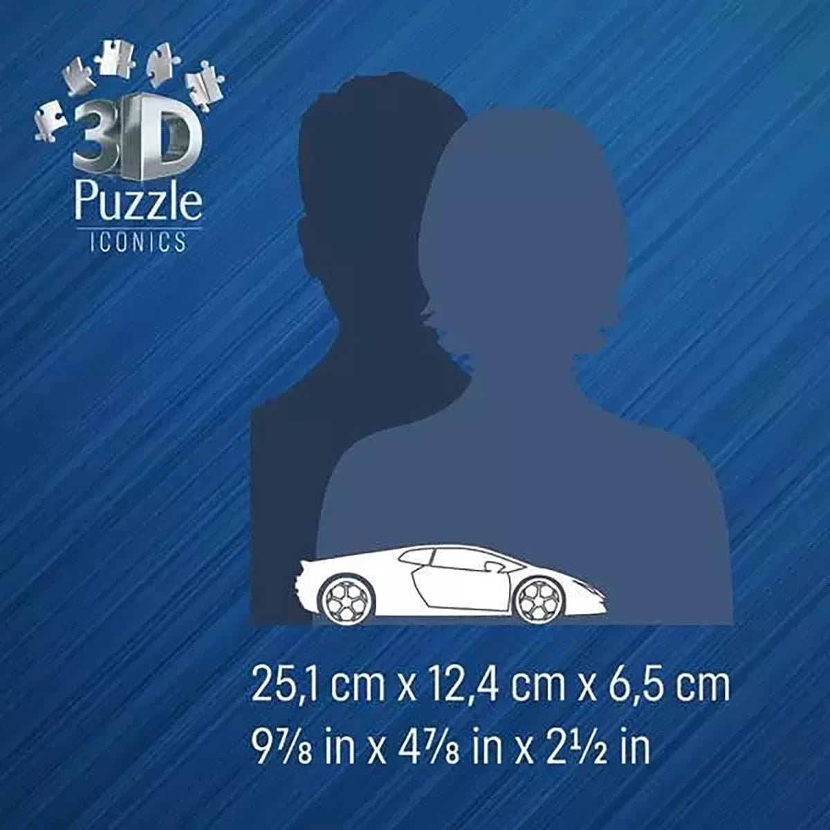Puzzle 3D Lamborghini Huracán EVO 108 pièces