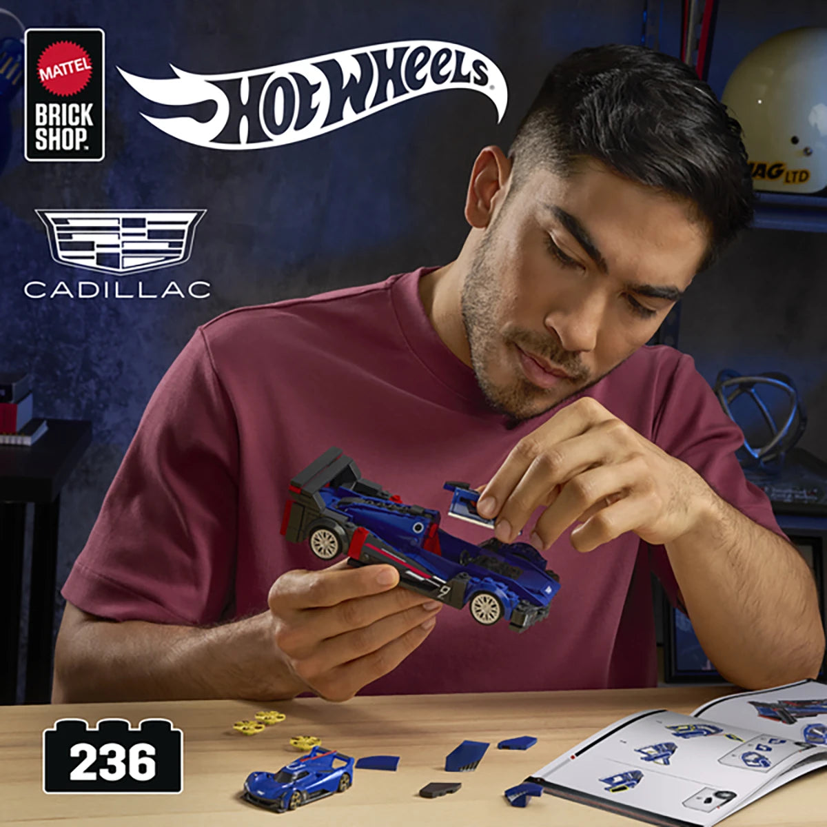 Cadillac – Coffret de construction – Mattel Brick Shop