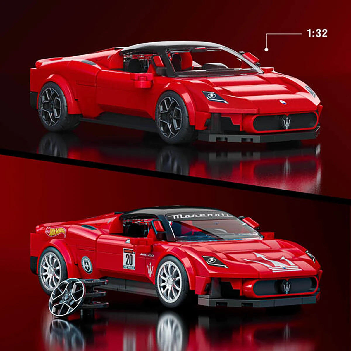 Maserati – Coffret de construction – Mattel Brick Shop