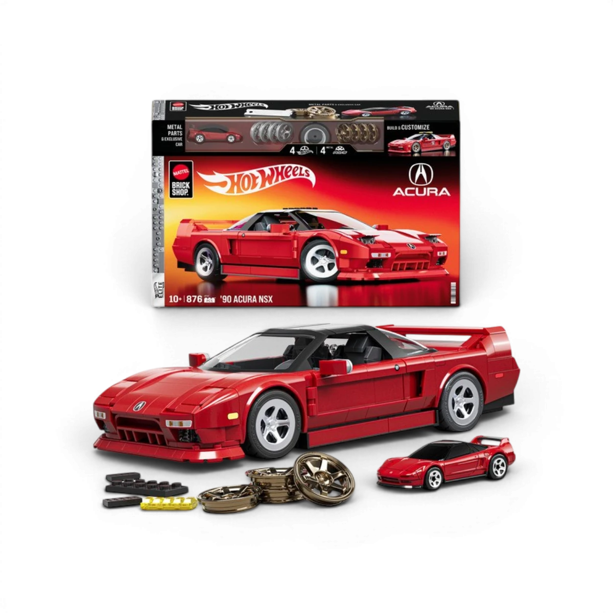 NSX Acura – Coffret de construction – Mattel Brick Shop