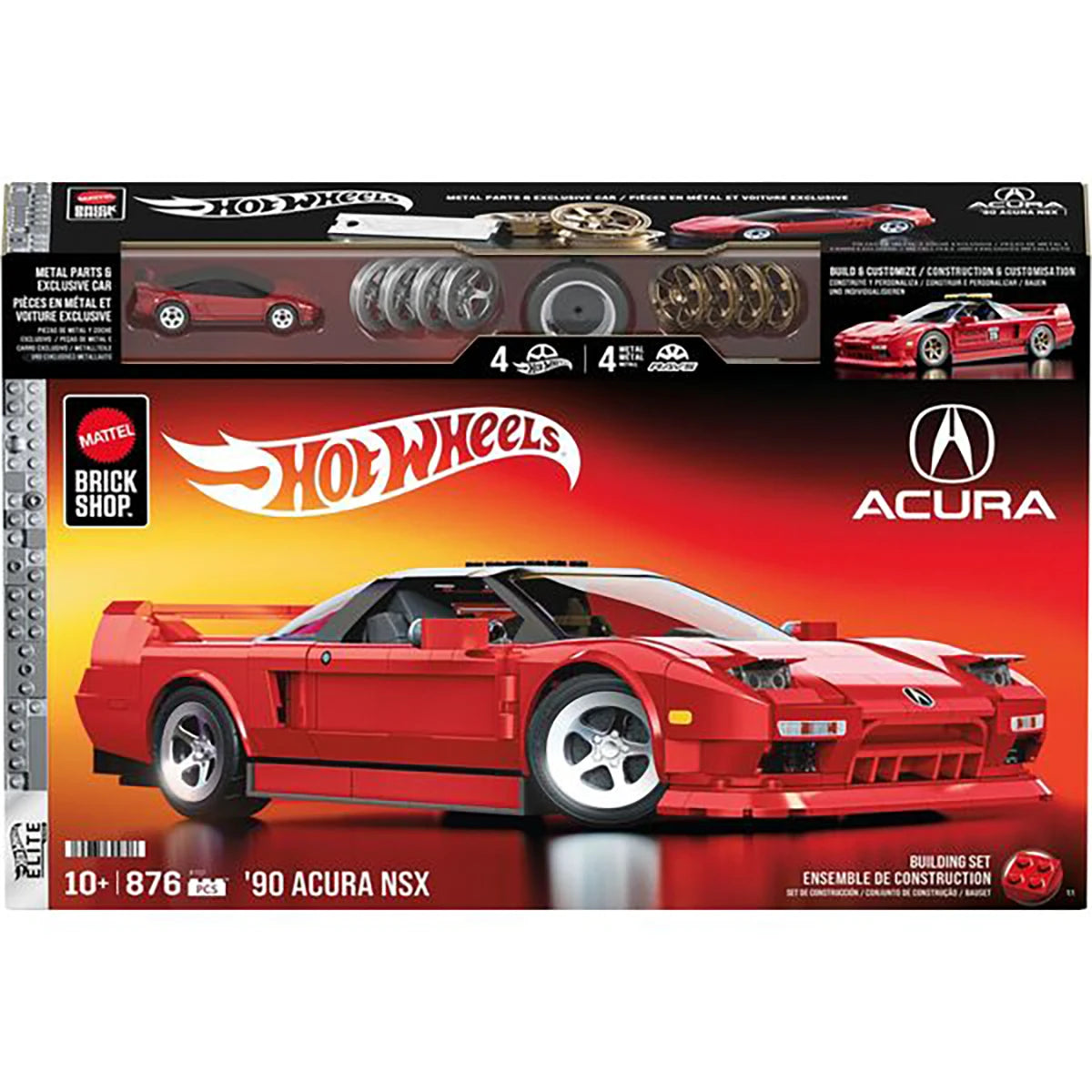NSX Acura – Coffret de construction – Mattel Brick Shop