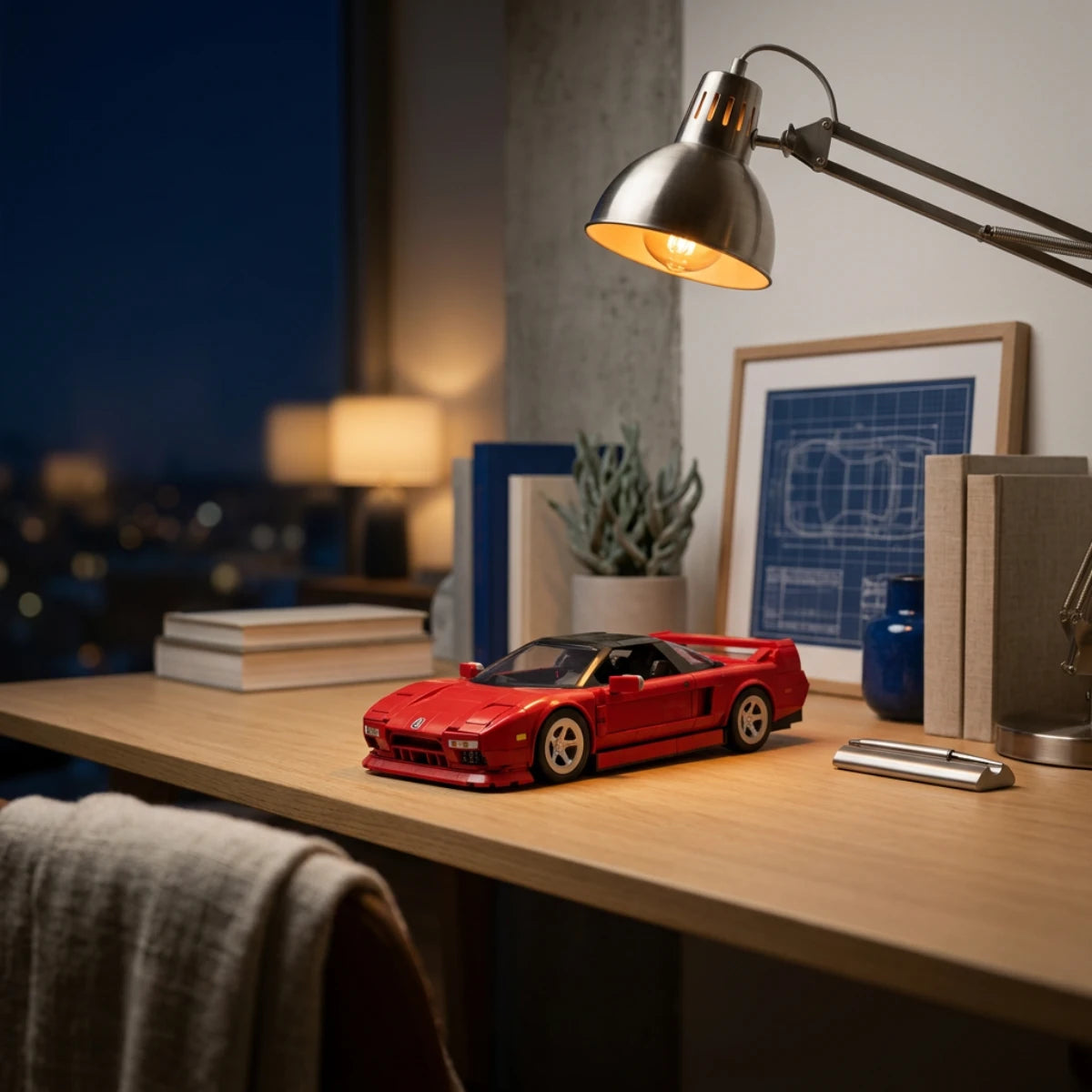 NSX Acura – Coffret de construction – Mattel Brick Shop