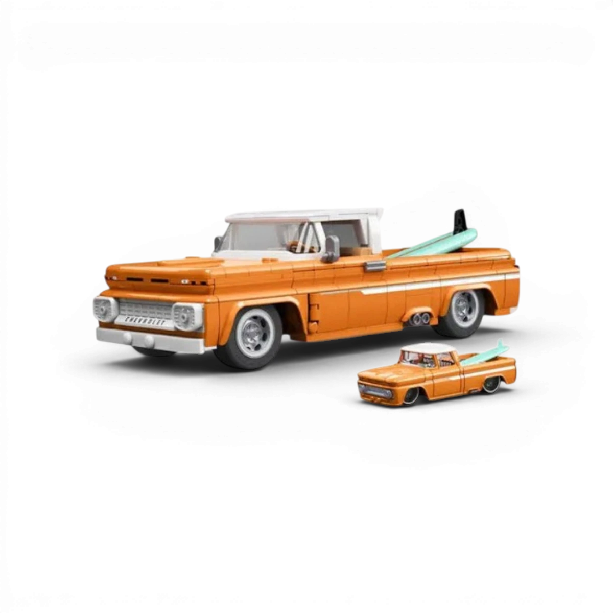 Custom Chevy Pickup – Coffret de construction – Mattel Brick Shop