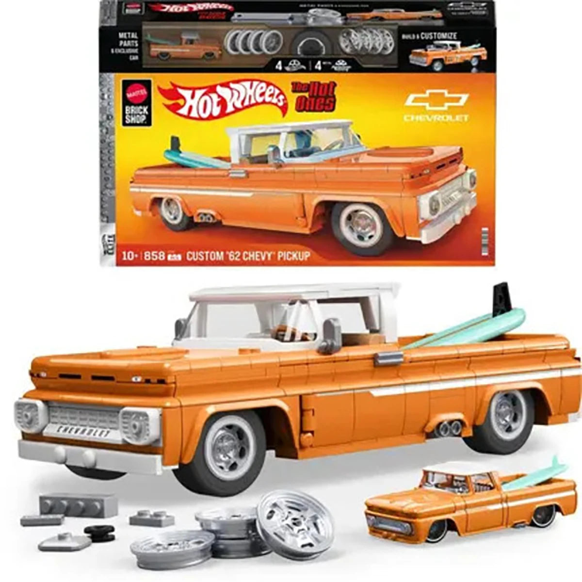 Custom Chevy Pickup – Coffret de construction – Mattel Brick Shop