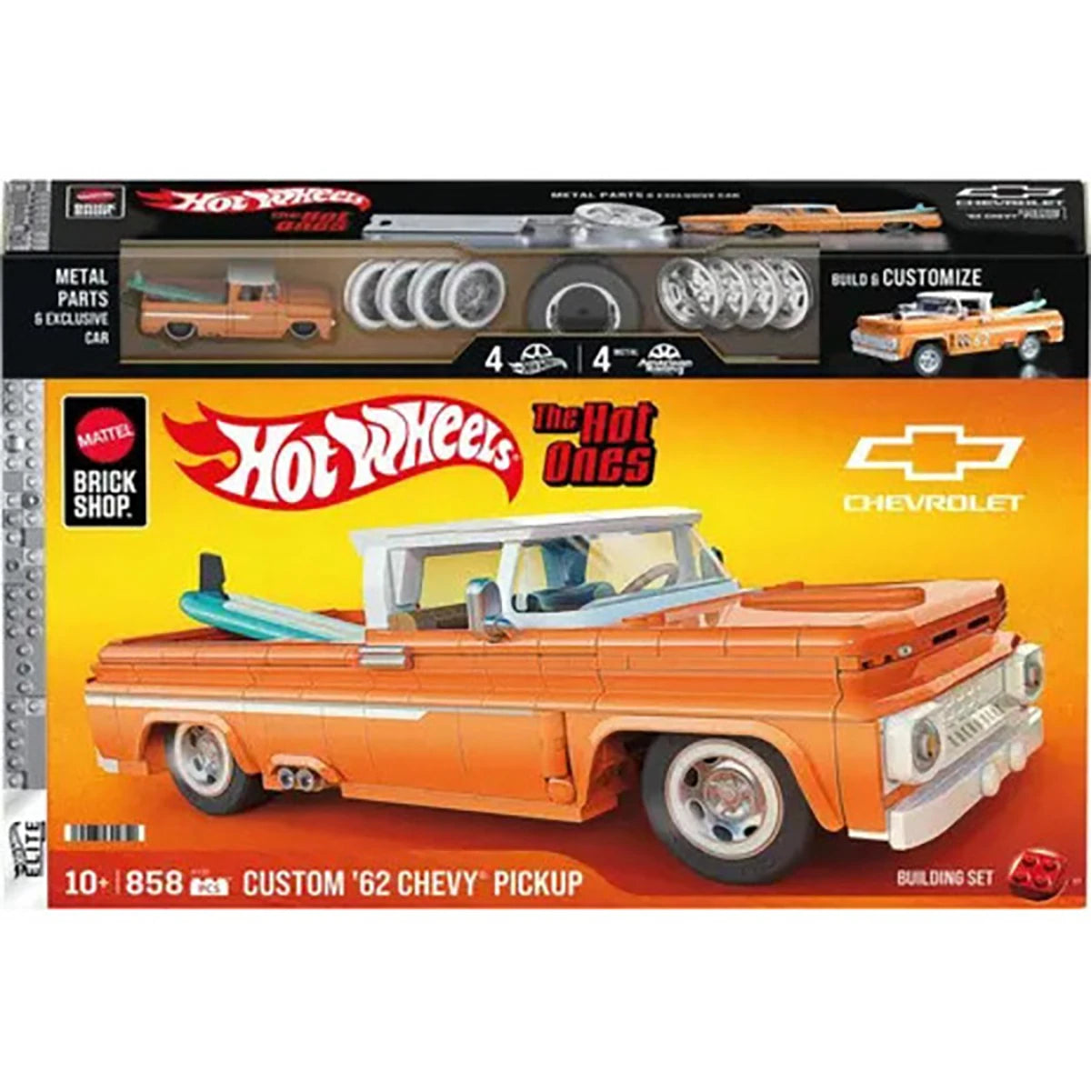 Custom Chevy Pickup – Coffret de construction – Mattel Brick Shop