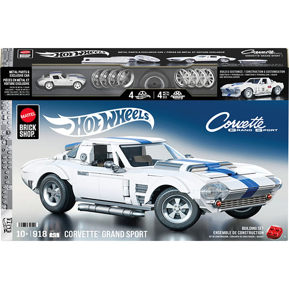 Corvette Grand Sport – Coffret de construction – Mattel Brick Shop