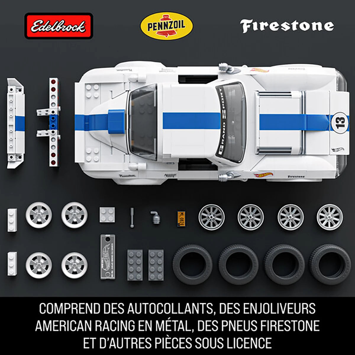 Corvette Grand Sport – Coffret de construction – Mattel Brick Shop