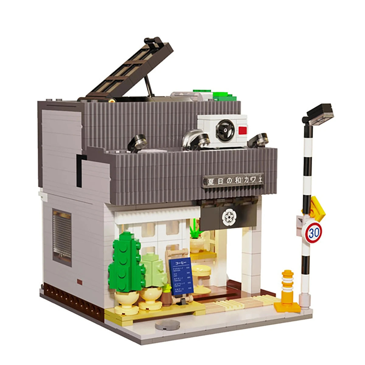 Coffee Shop Japonais (1116 pièces) – Set de construction – CaDA