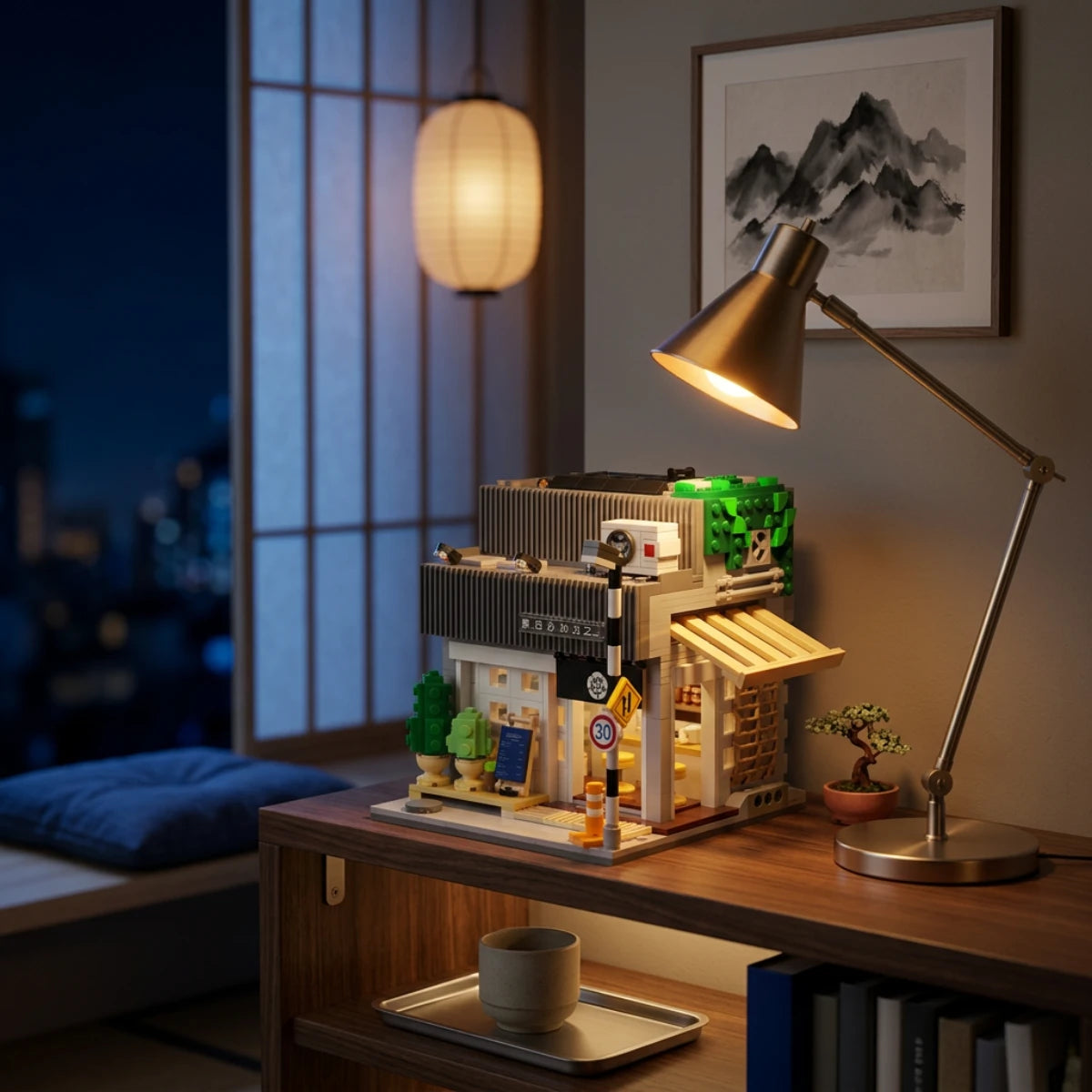 Coffee Shop Japonais (1116 pièces) – Set de construction – CaDA