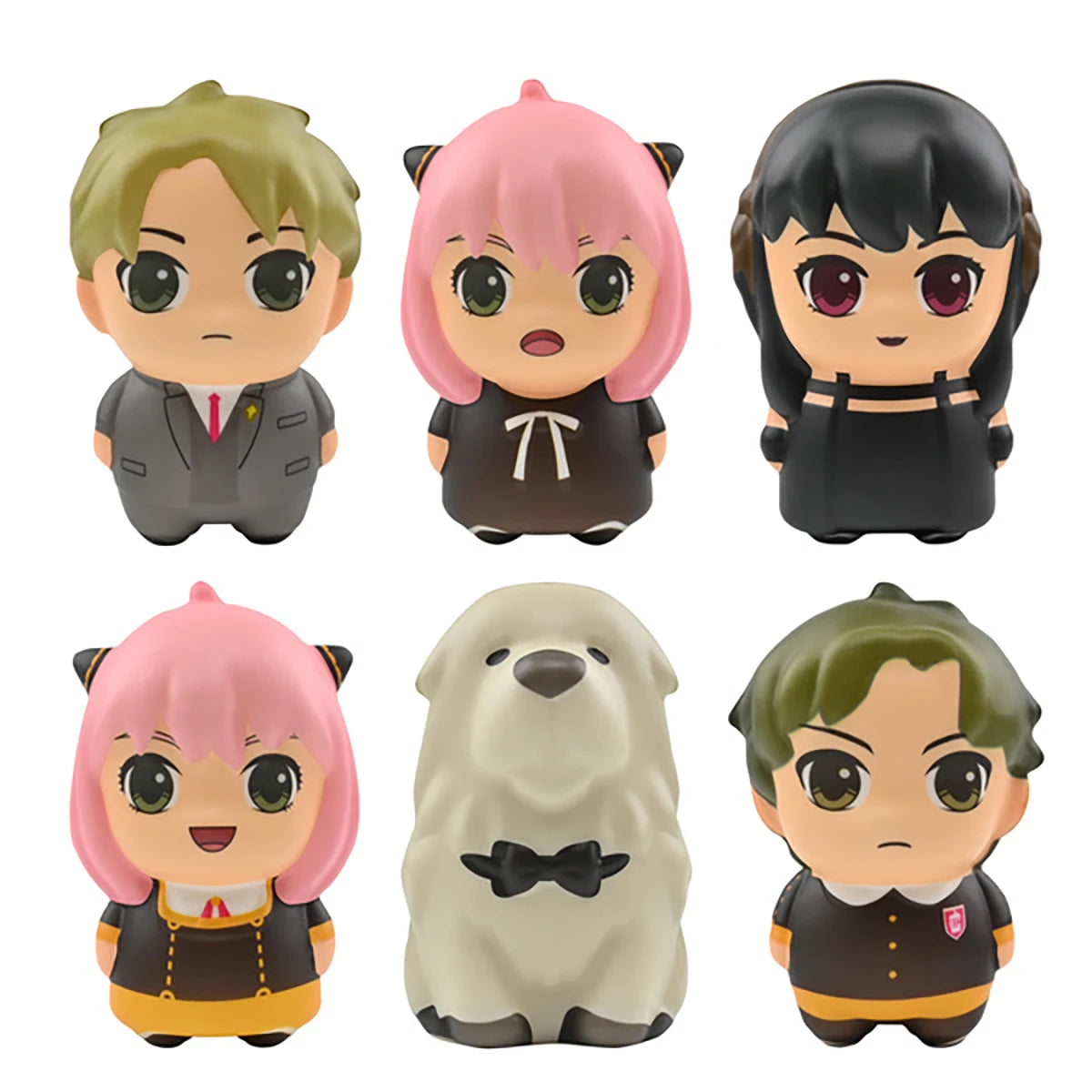 Figurine squishy – Spy x Family (modèle aléatoire)