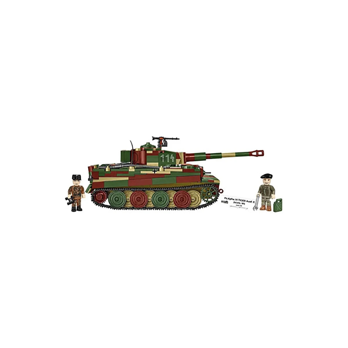 Tiger Blindé Pz.Kpfw. VI (870 pièces) – Set de construction – Cobi