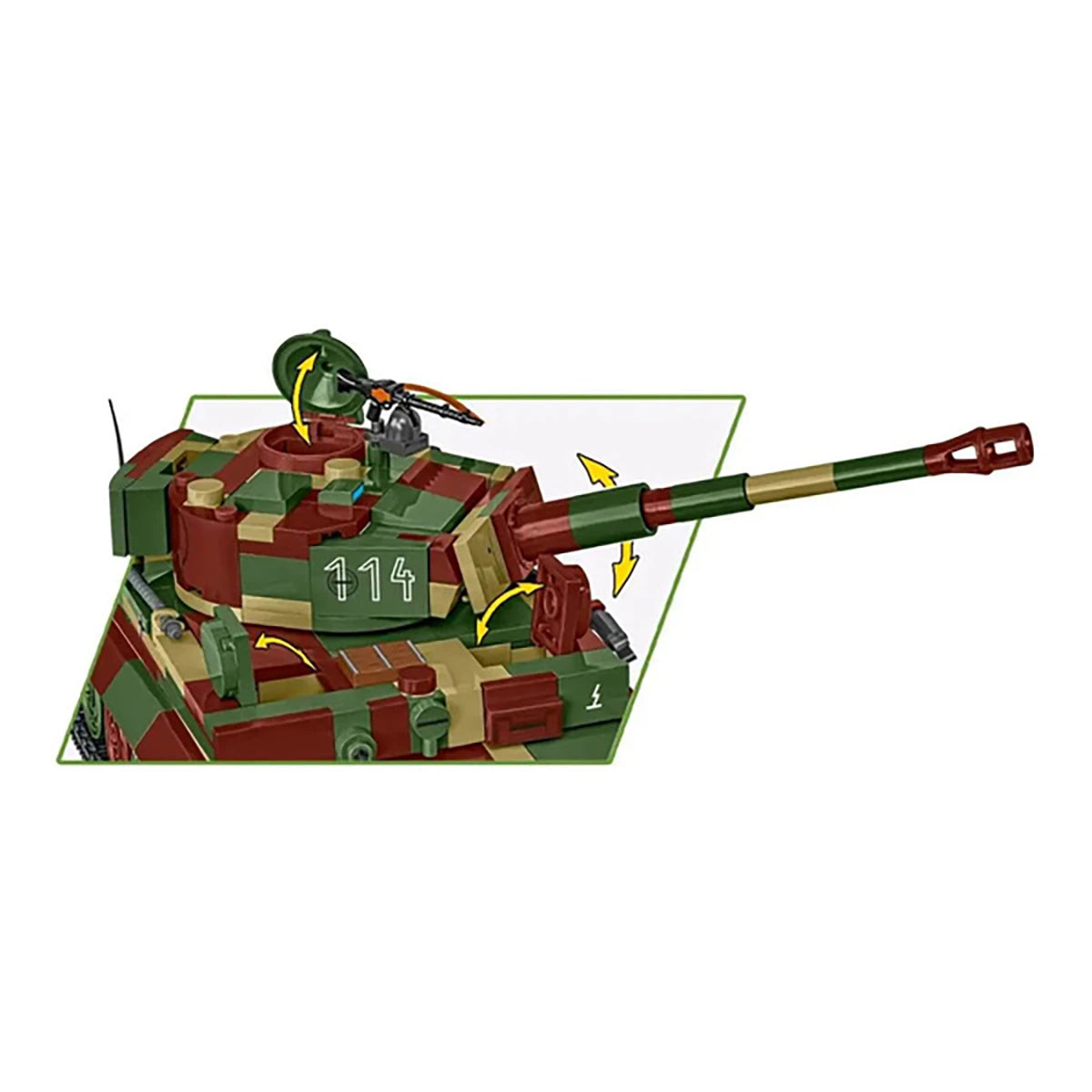 Tiger Blindé Pz.Kpfw. VI (870 pièces) – Set de construction – Cobi