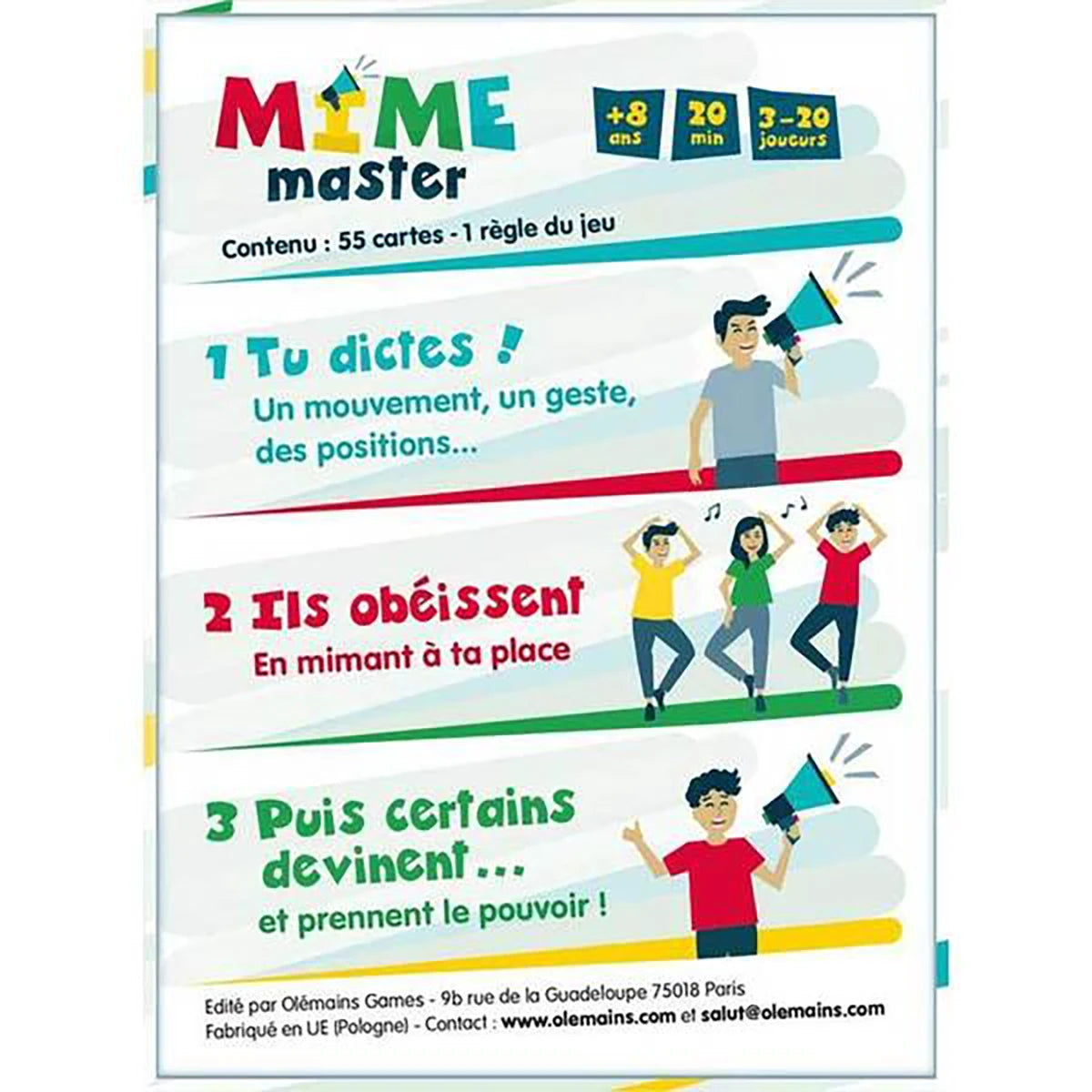 Mime Master – Jeu d’ambiance créativité et fun