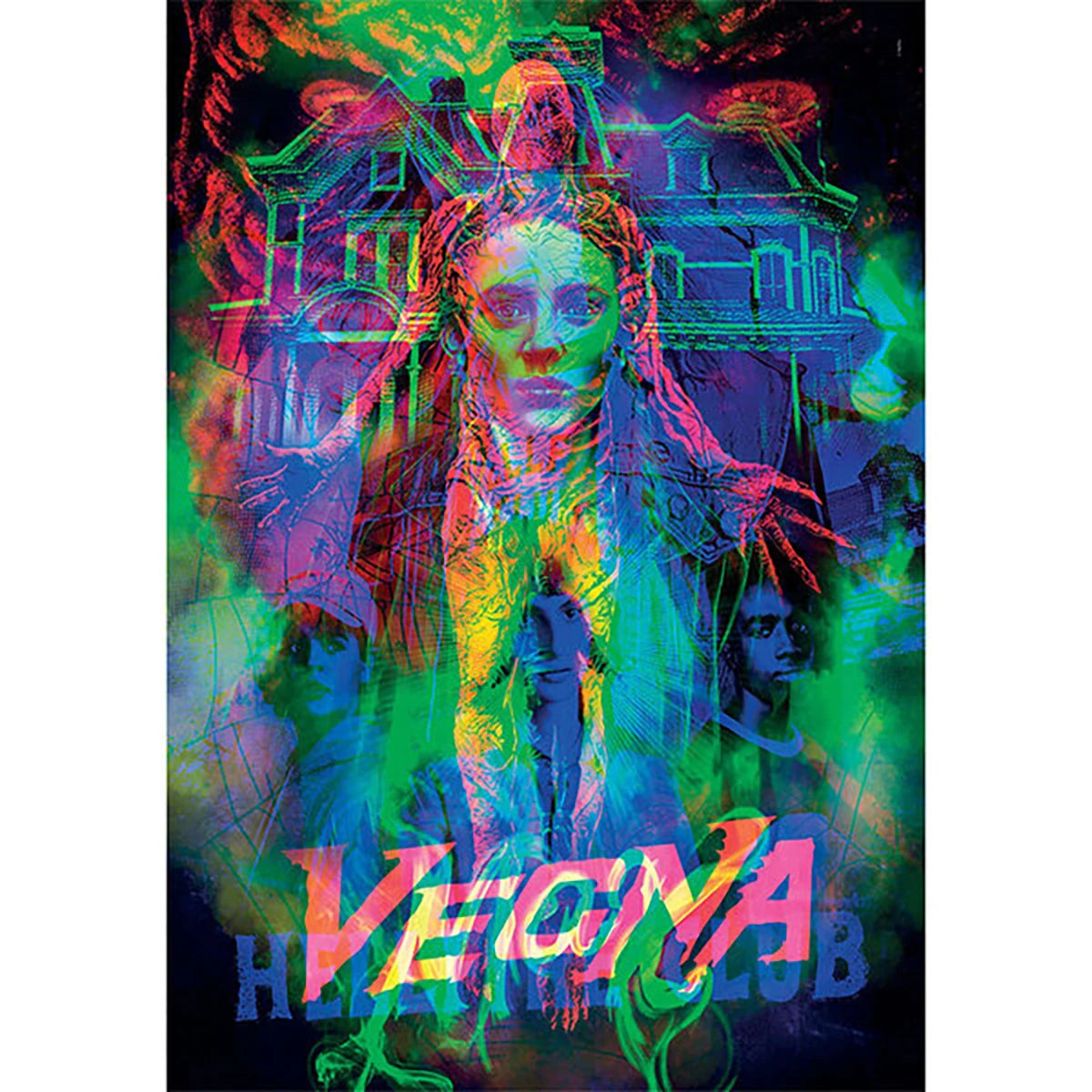 Puzzle cadre lumineux Vecna 520 pièces – Stranger Things
