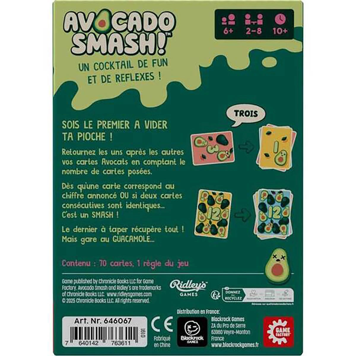 Avocado Smash – Jeu d’ambiance réflexe et rapidité