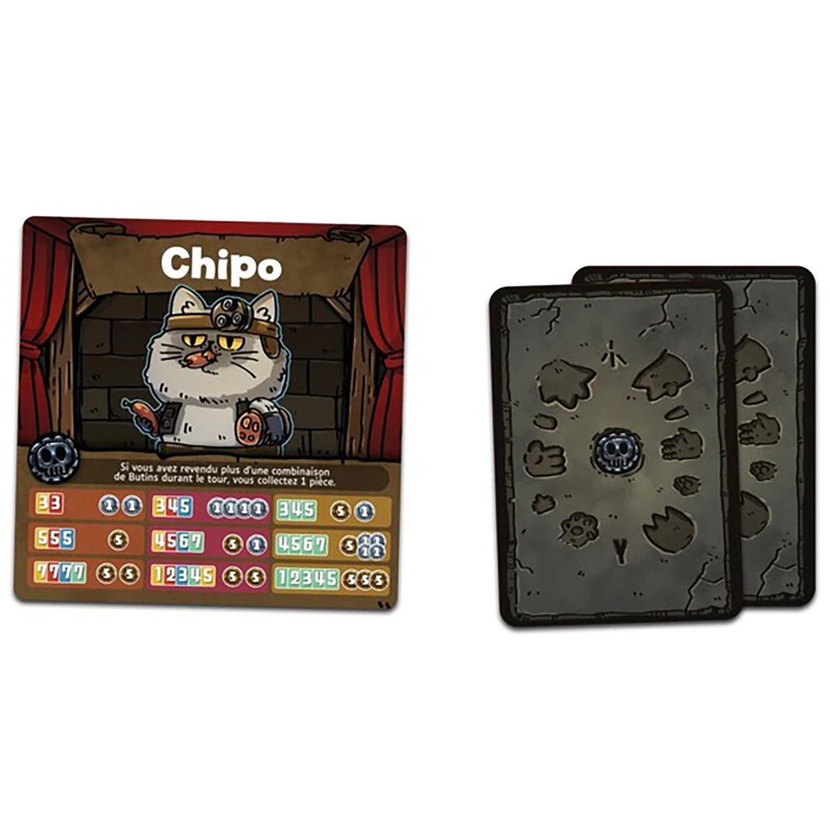 Partage du Butin – Jeu de cartes bluff et duel