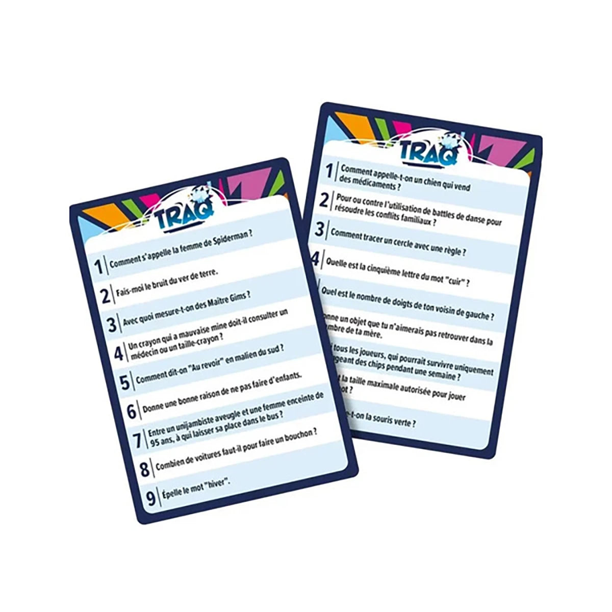 Traq – Jeu d’ambiance bluff et improvisation