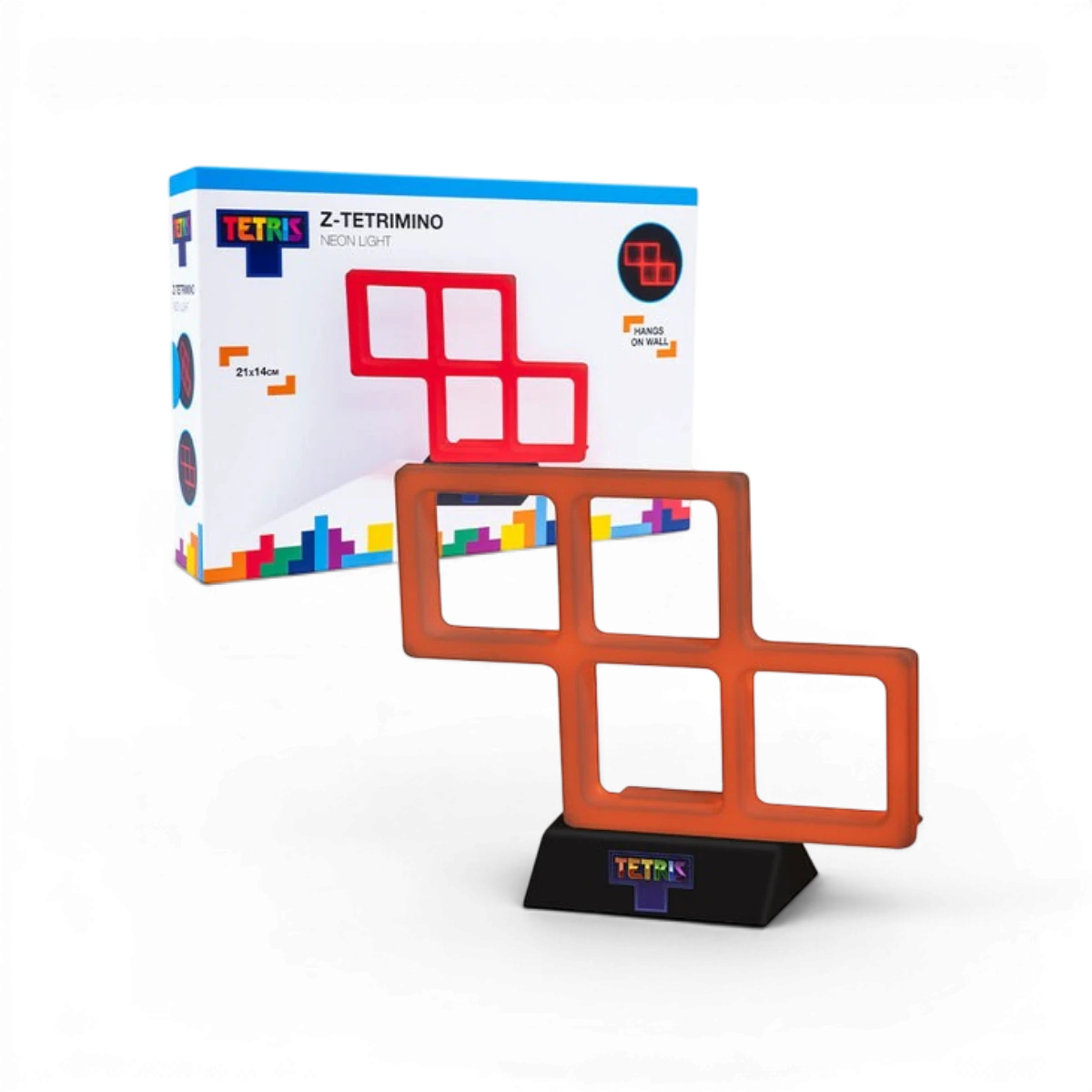 Lampe néon Tetris Z rouge – Tetris