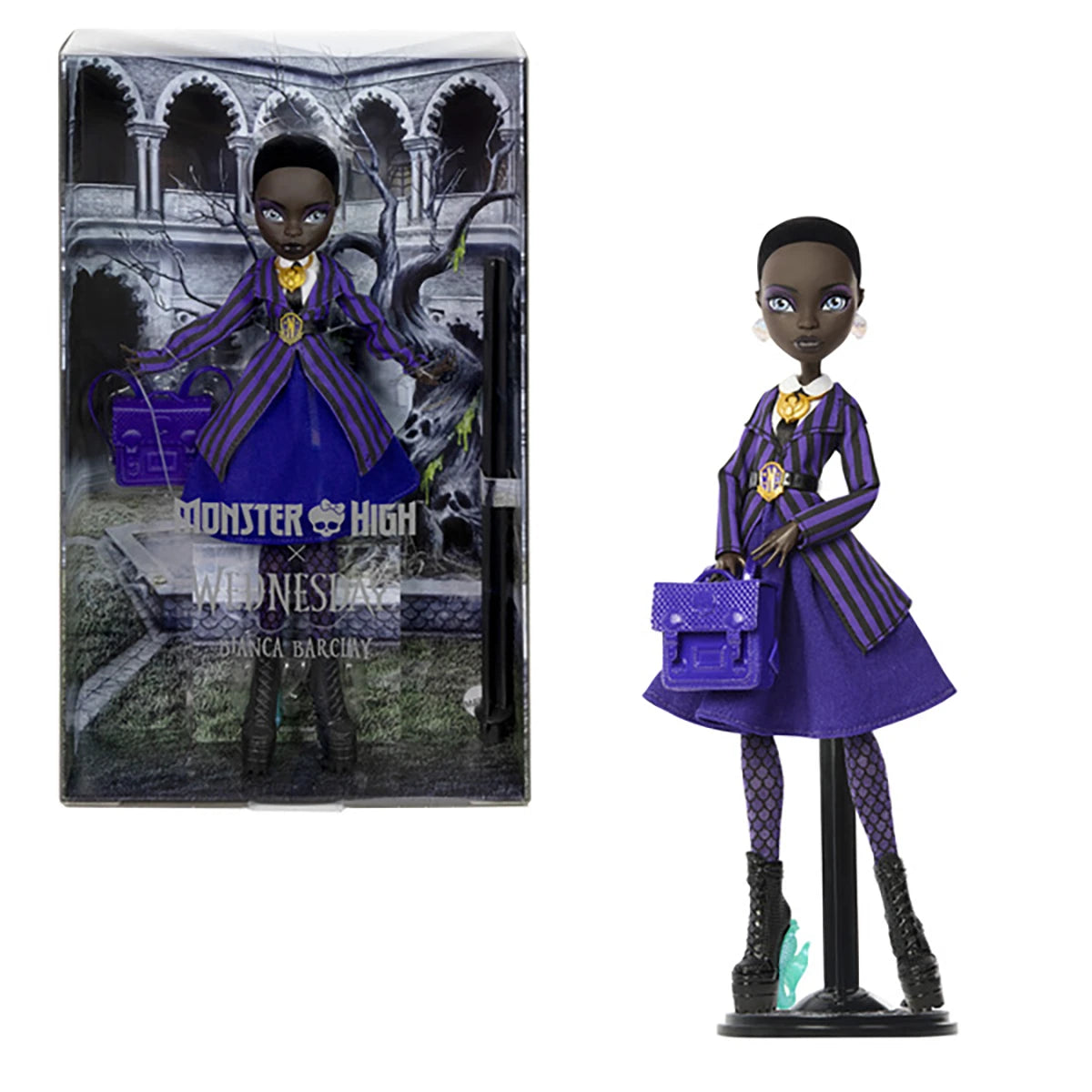 Poupée Bianca Barclay – Wednesday x Monster High