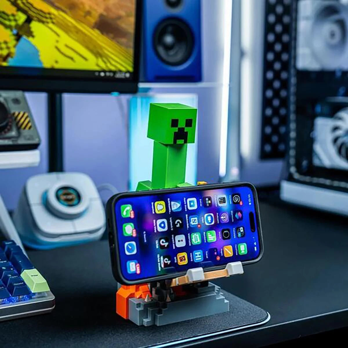 Figurine Station de Charge Creeper – Minecraft Cable Guys