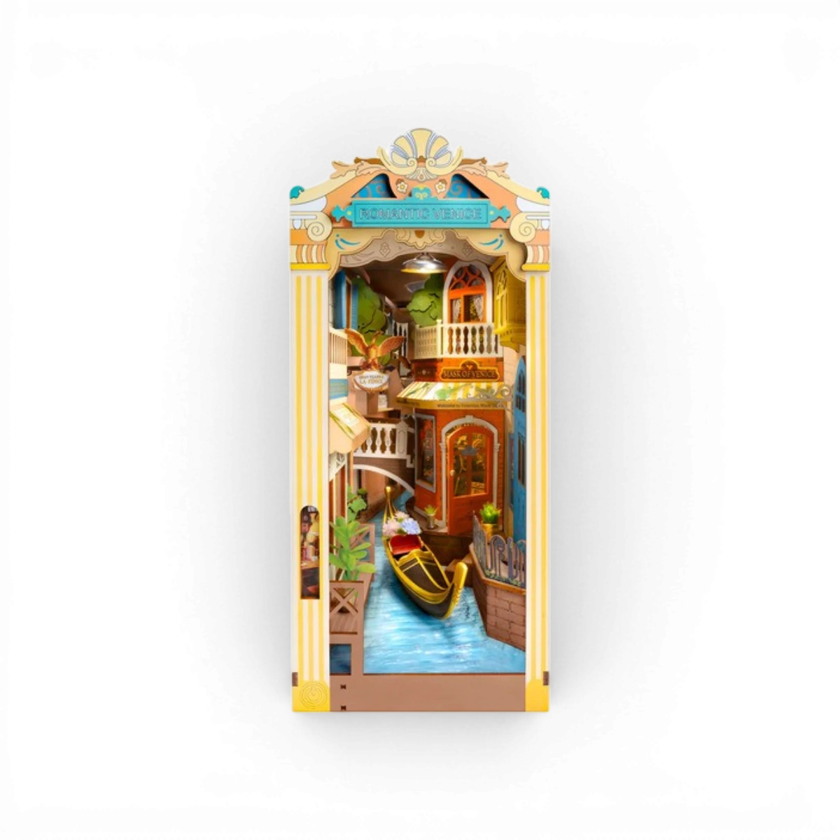 Book Nook Romantic Venice – Kit DIY décoratif