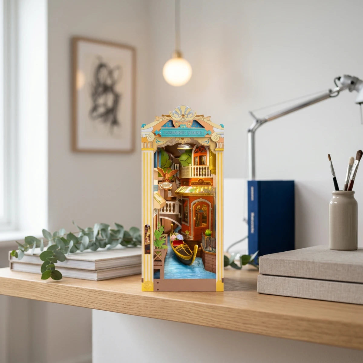 Book Nook Romantic Venice – Kit DIY décoratif