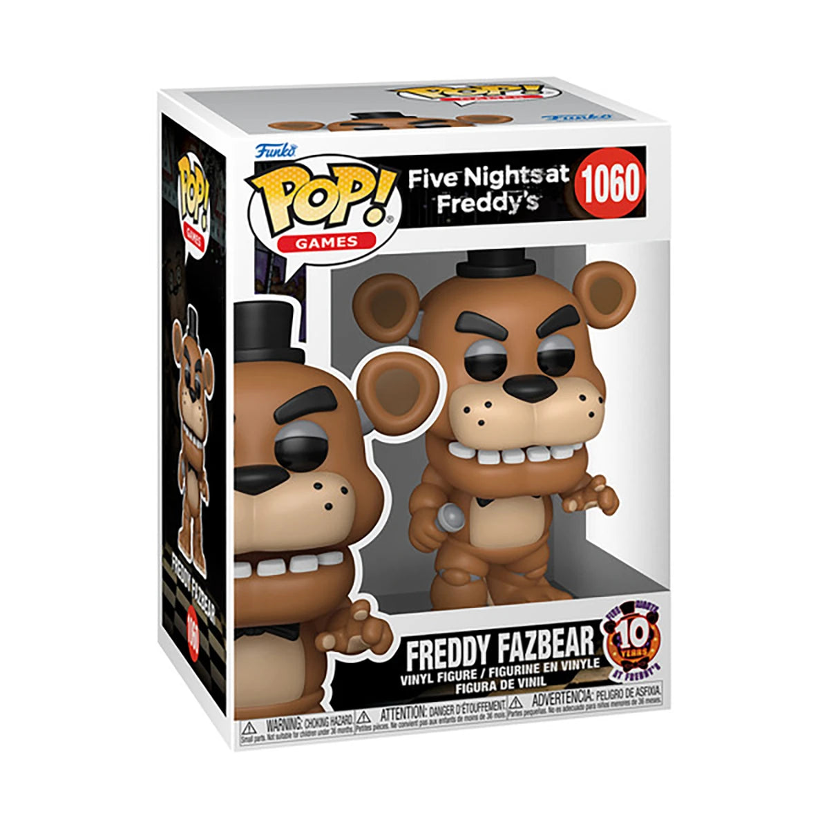 Figurine Freddy Fazbear (10 ans) - Five Nights at Freddy’s - Funko Pop!