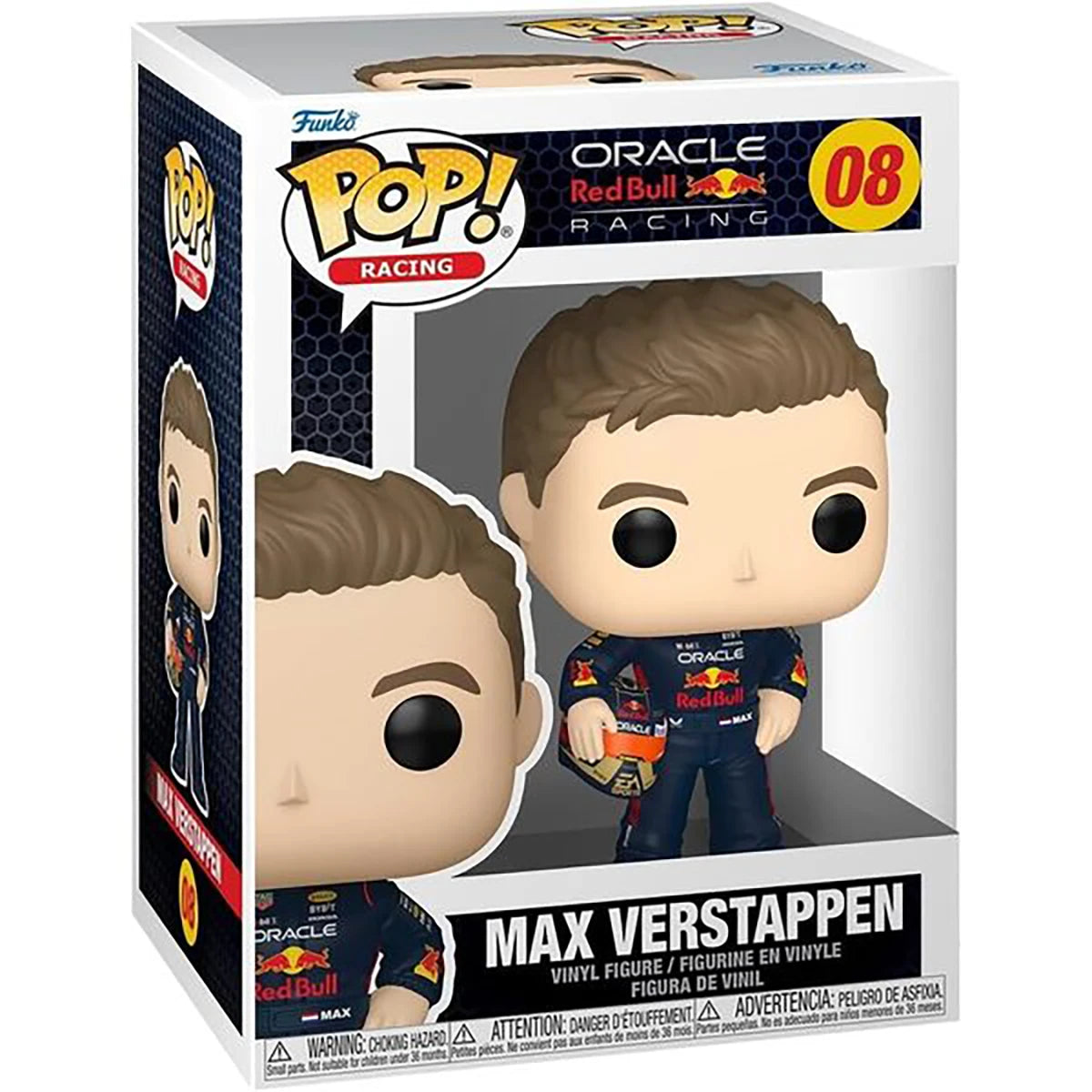 Figurine Max Verstappen - Racing - Funko Pop! n°08
