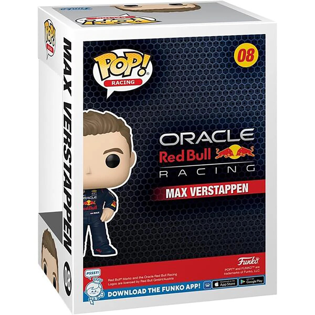 Figurine Max Verstappen - Racing - Funko Pop! n°08