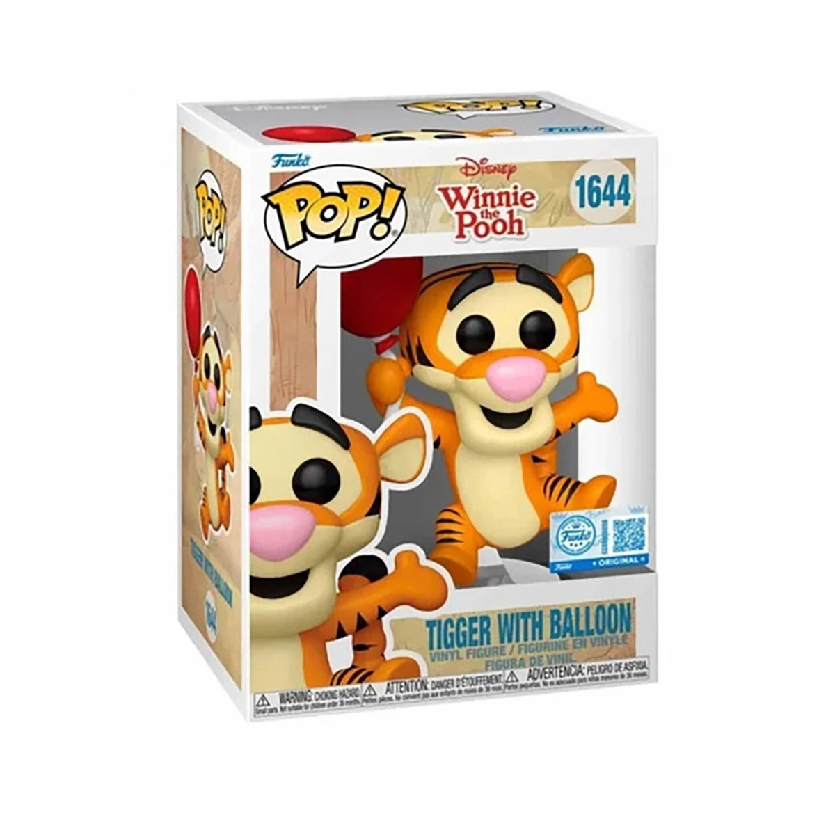 Figurine Tigrou avec ballon - Winnie l’Ourson - Funko Pop! n°1644