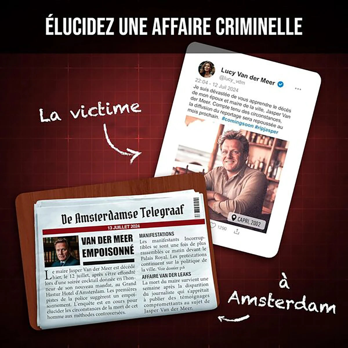 Dossiers Criminels Pocket Jasper Van Der Meer – Jeu d’enquête suspense