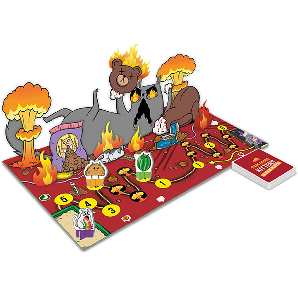 Exploding Kittens Jeu de Plateau – Jeu d’ambiance fun et stratégie