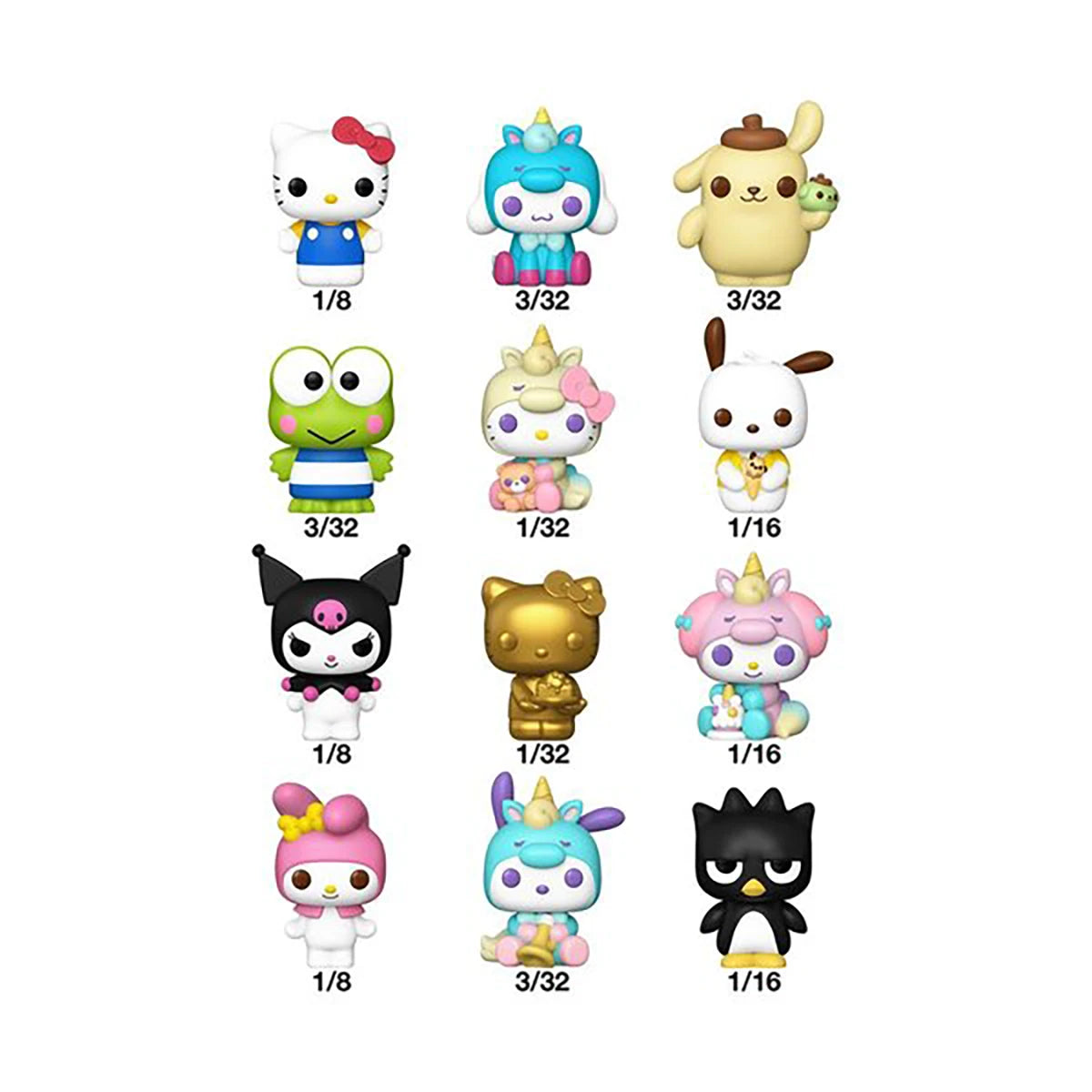 Figurine Bitty Pop Hello Kitty and Friends x1 (modèle aléatoire)