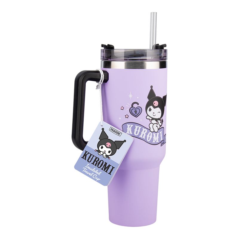 Gobelet isotherme 900ml avec paille – Kuromi