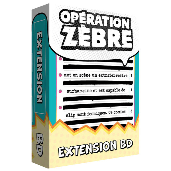Opération zèbre - Extension BD
