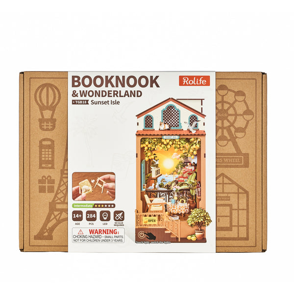 Book Nook Sunset Isle – Kit DIY bord de mer