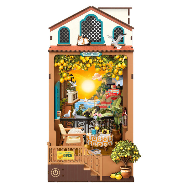 Book Nook Sunset Isle – Kit DIY bord de mer