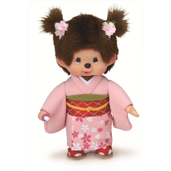 Peluche Monchhichi Kimono Rose
